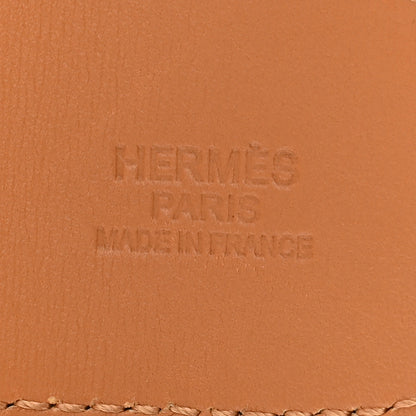 Hermes Taurillon Clemence Etriviere Belt 85 34 Orange 3 of 8