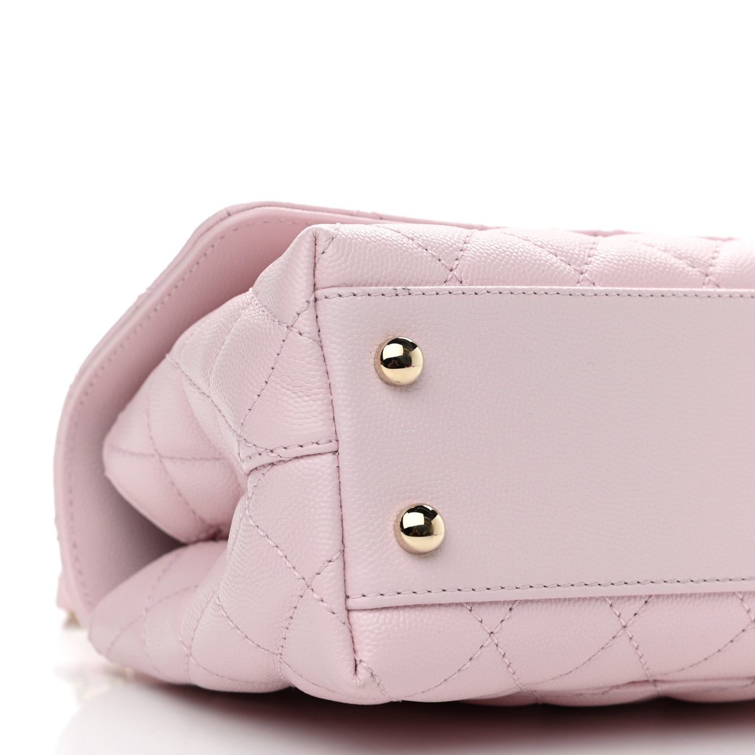 Chanel Caviar Quilted Mini Coco Handle Flap Light Pink 9 of 11