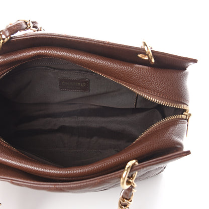 Chanel Caviar Quilted Petit Timeless Tote PTT Brown 4 of 8