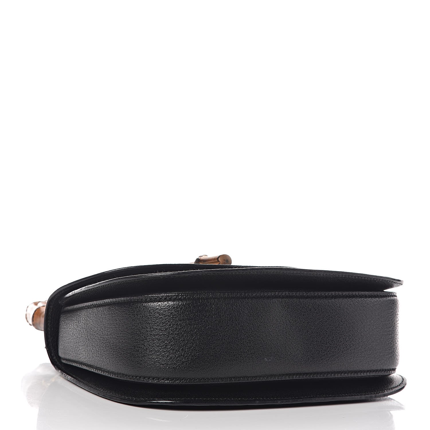 Gucci Calfskin Bamboo Top Handle Bag Black 4 of 13