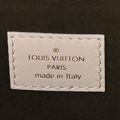 Louis Vuitton Lambskin Embossed Monogram Coussin PM Cream 6 of 10
