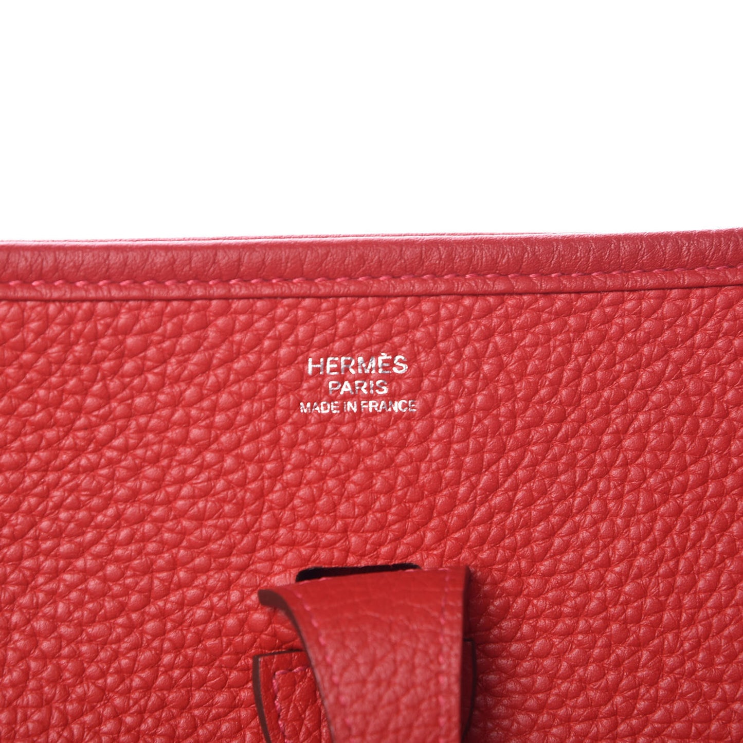 Taurillon Clemence Evelyne III PM Rouge Casaque