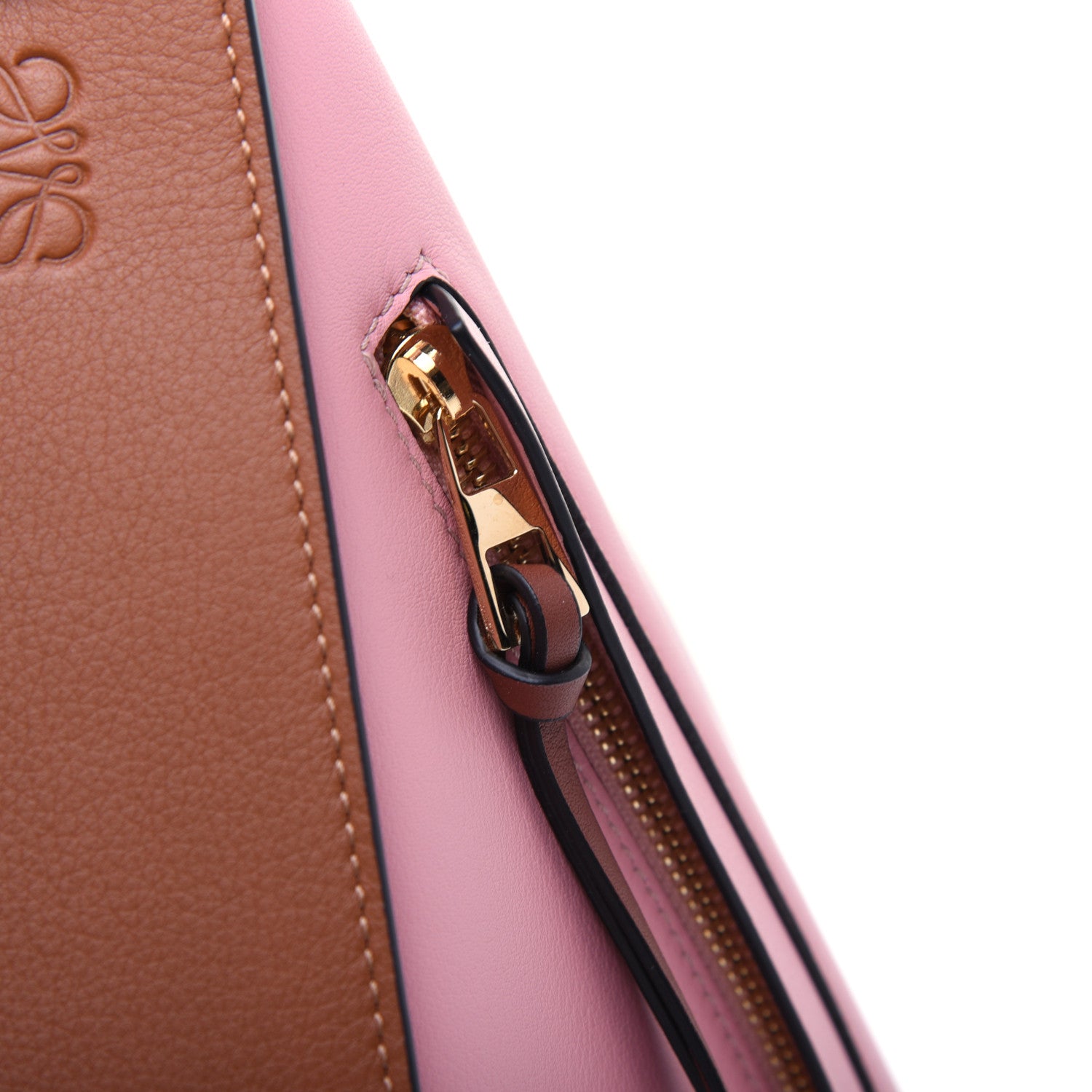 Loewe Calfskin Small Hammock Shoulder Bag Tan Pink Tan 15 of 19