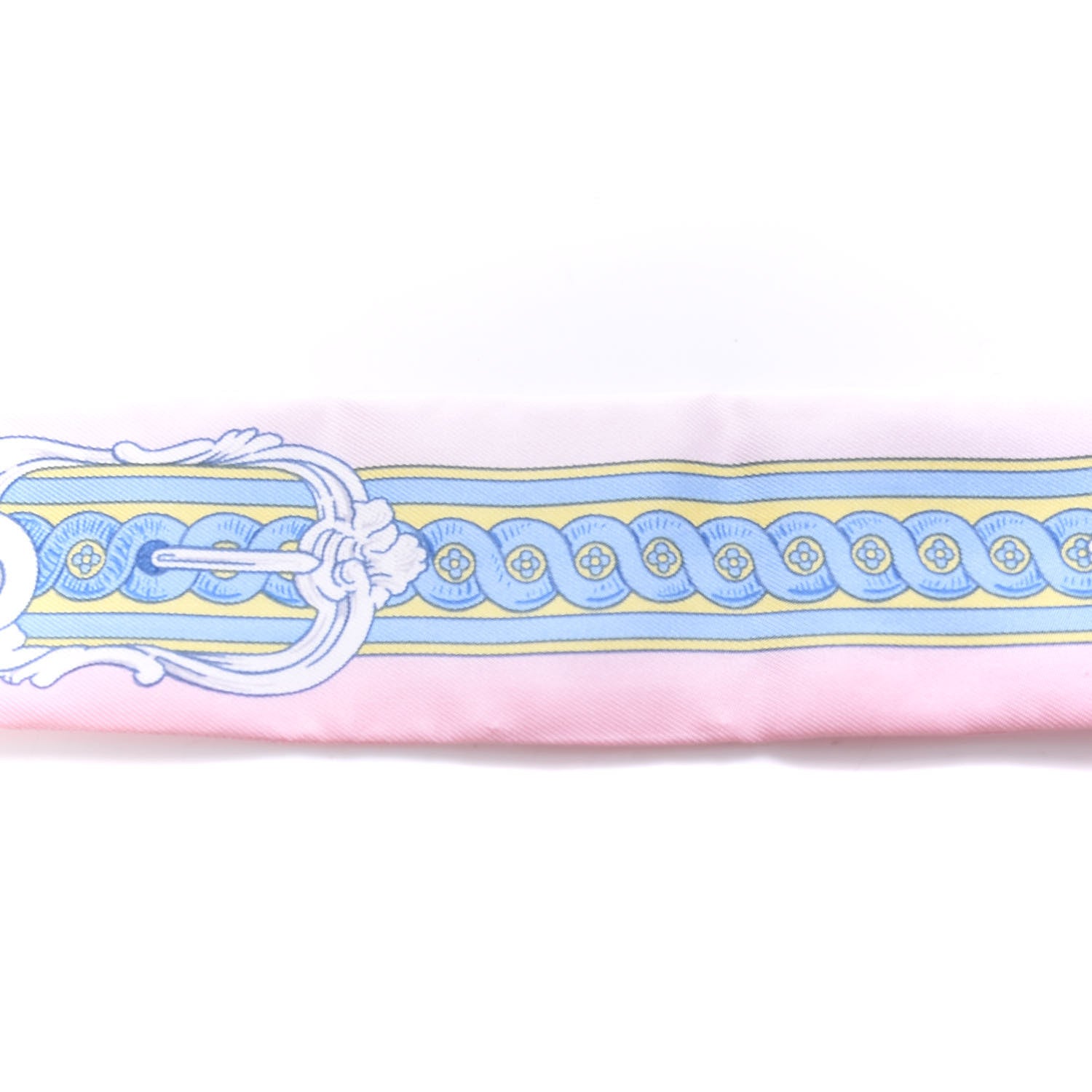 Hermes Silk Bride De Cour Twilly Rose Pale Ciel 4 of 4
