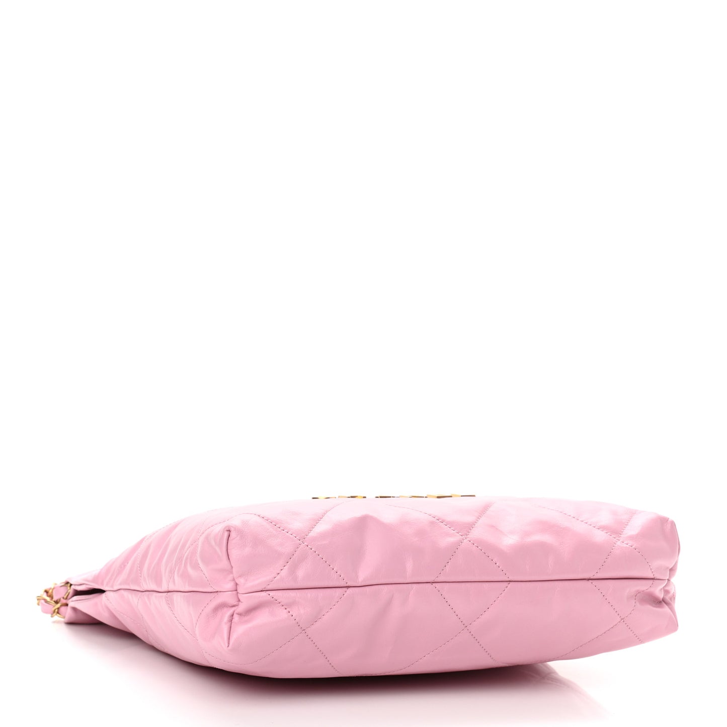 Shiny Calfskin Quilted Small Chanel 22 Pink