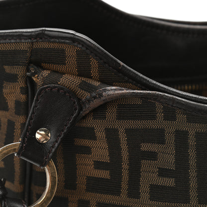 Fendi Zucca Small Chef Shopping Tote Tobacco Moro 19 of 20