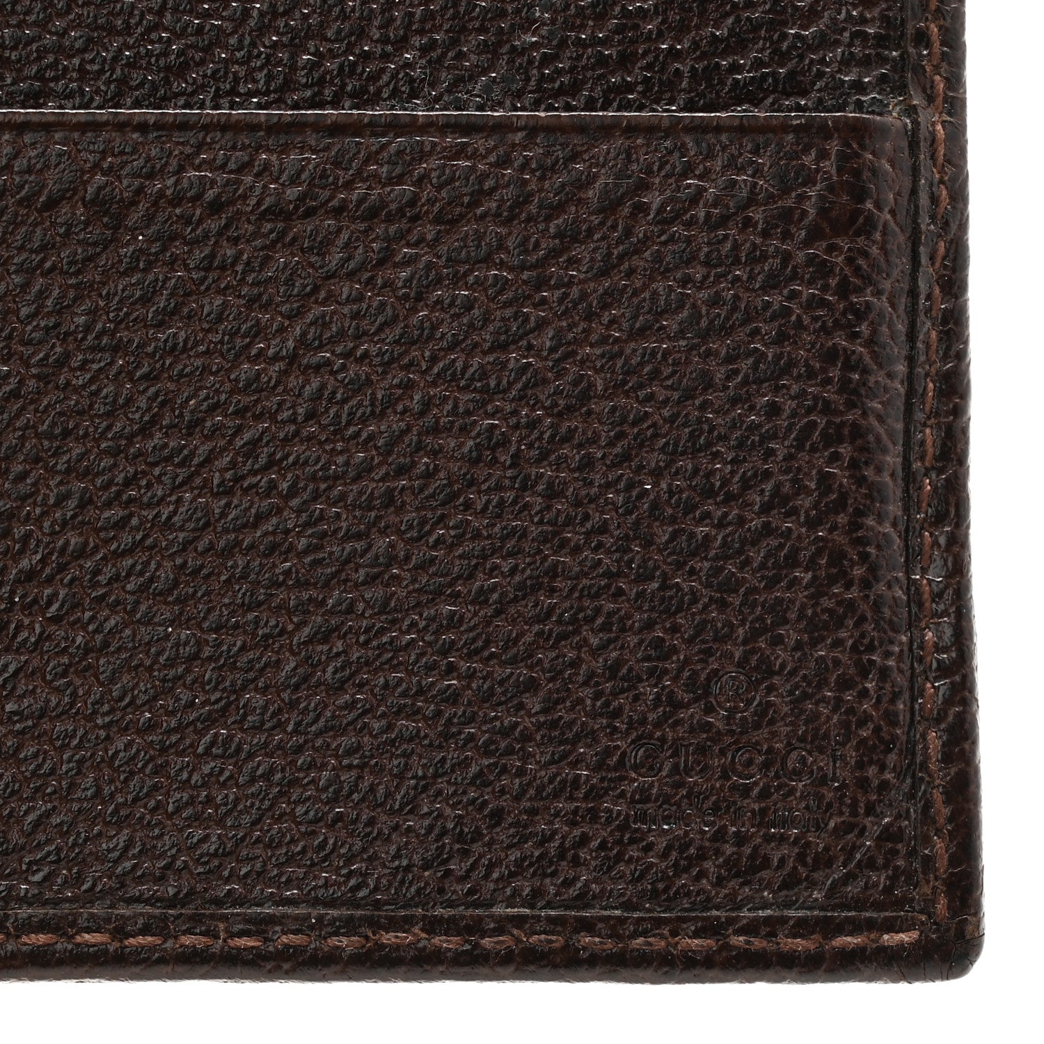 Gucci GG Plus Monogram Web Bi-Fold Wallet Dark Brown 6 of 8