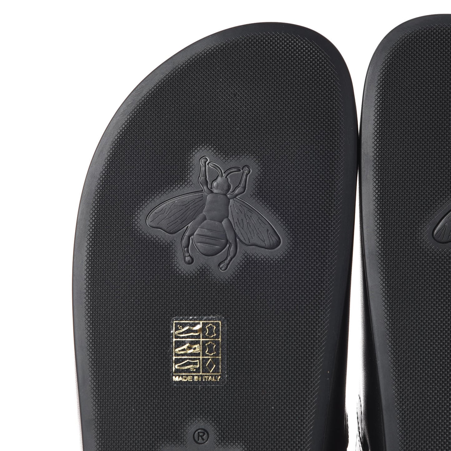 Calfskin Mens Horsebit River Slingback Slippers 7 Black