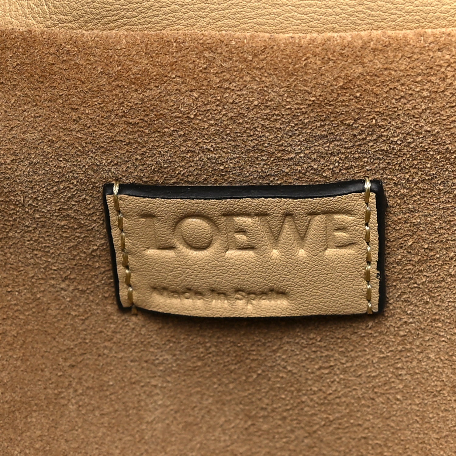 Loewe Nappa Flamenco Knot Clutch  Dark Butter 6 of 10