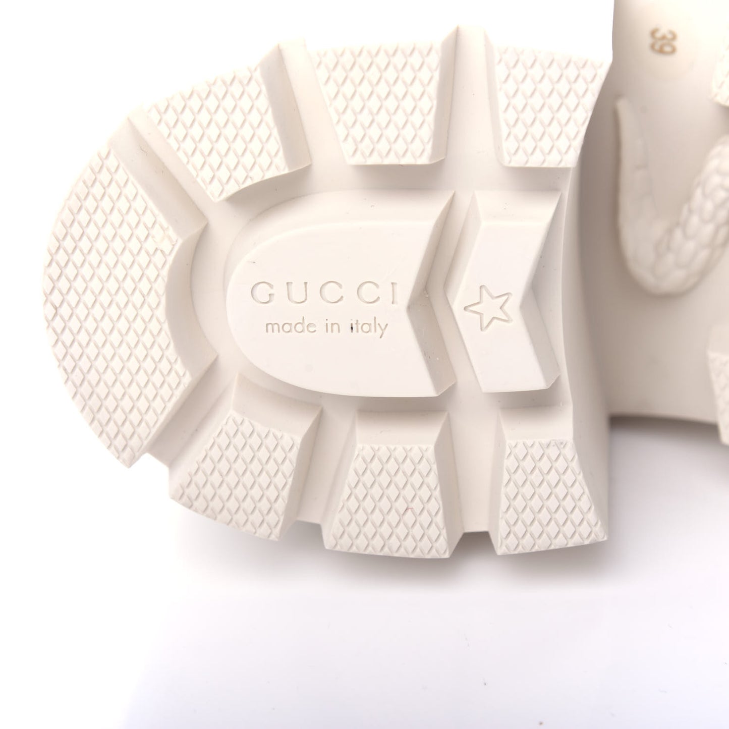 Calfskin Nappa Rhombus Quilted Trip Ankle Boots 39 Great White
