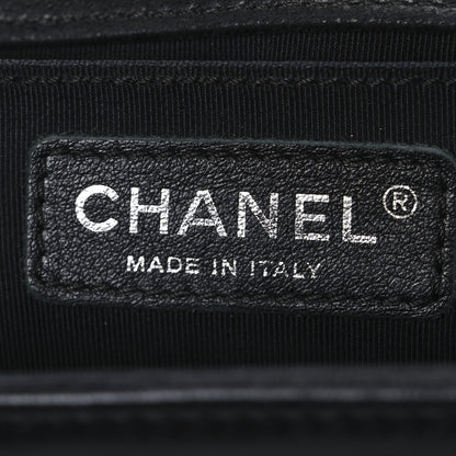 Chanel Lambskin Quilted Medium Boy Flap Black 6 of 11