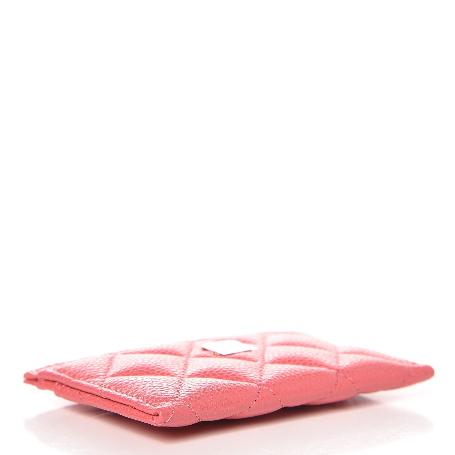 Chanel Caviar Quilted Card Holder Pink 4 of 9