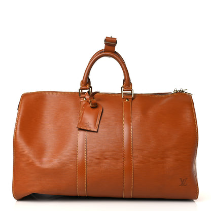 Louis Vuitton Epi Keepall 45 Cipango 1 of 7