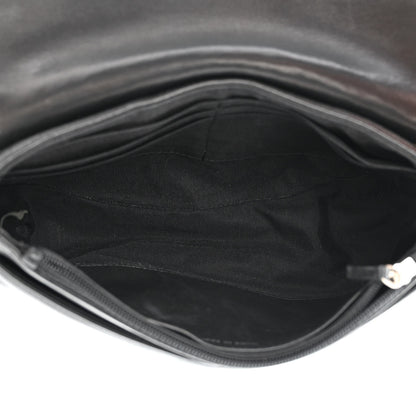 Chanel Lambskin Half Moon Wallet On Chain WOC Black 5 of 11