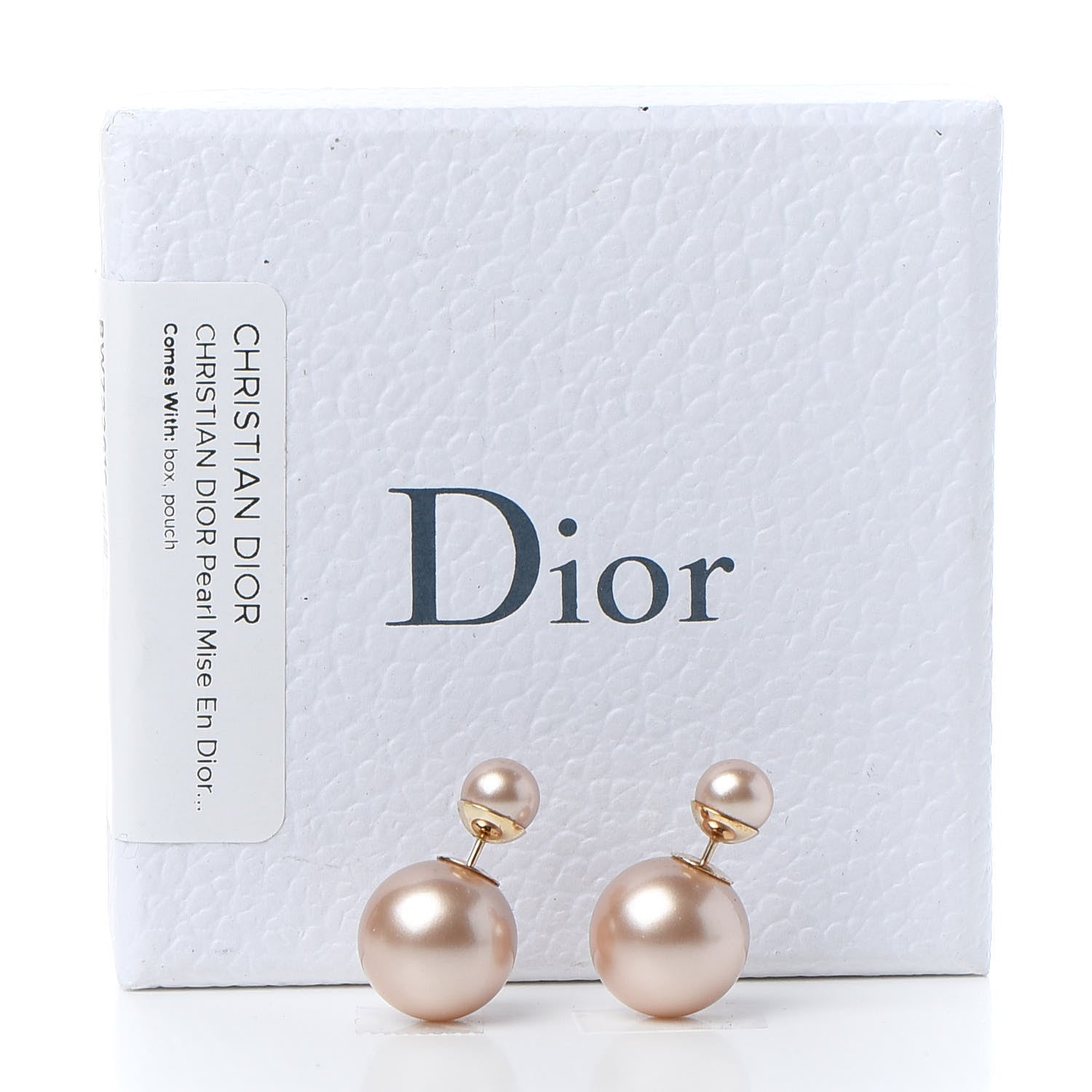 Christian Dior Pearl Mise En Dior Tribal Earrings Pink 5 of 5