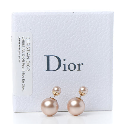 Christian Dior Pearl Mise En Dior Tribal Earrings Pink 5 of 5