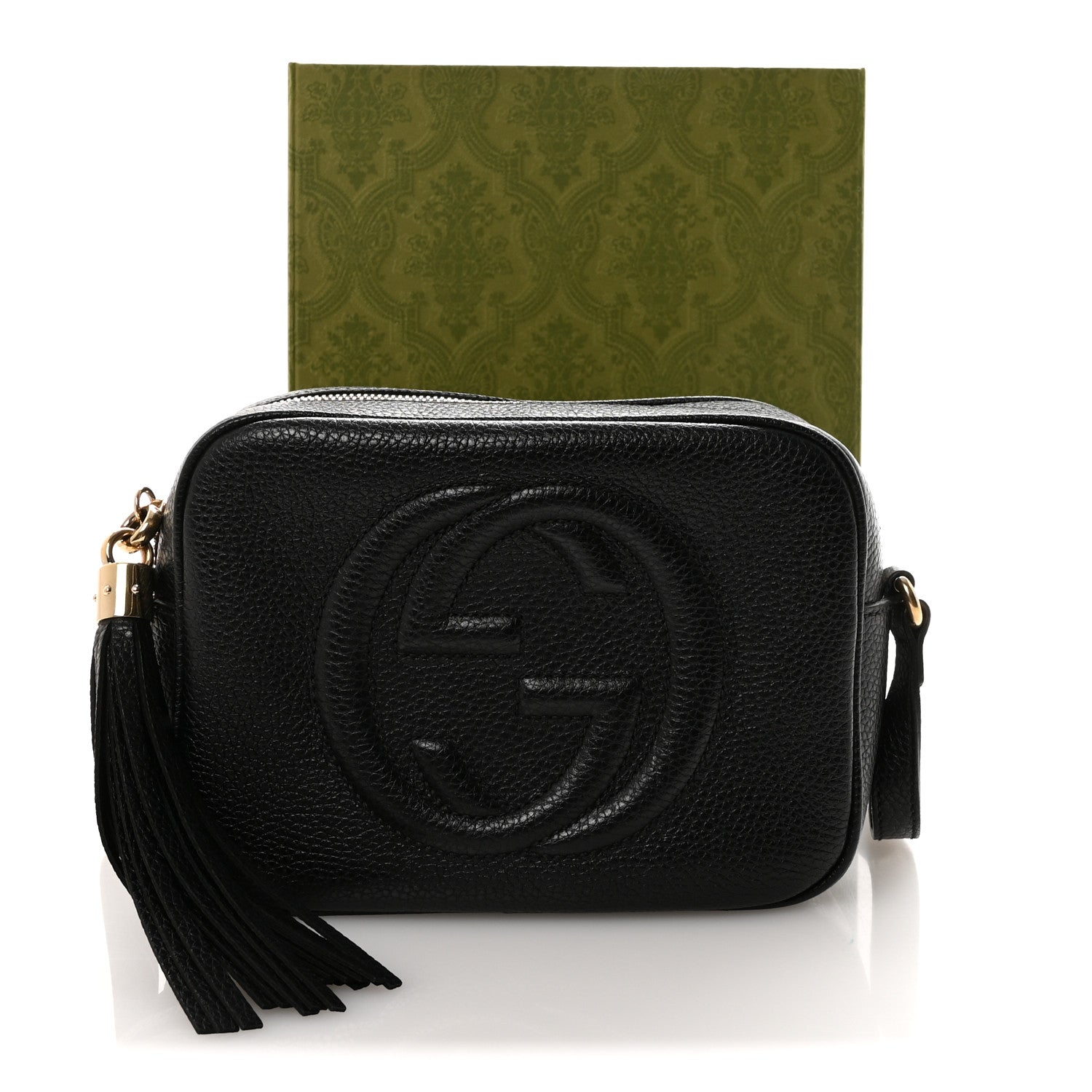 Gucci Pebbled Calfskin Small Soho Disco Bag Black 11 of 11