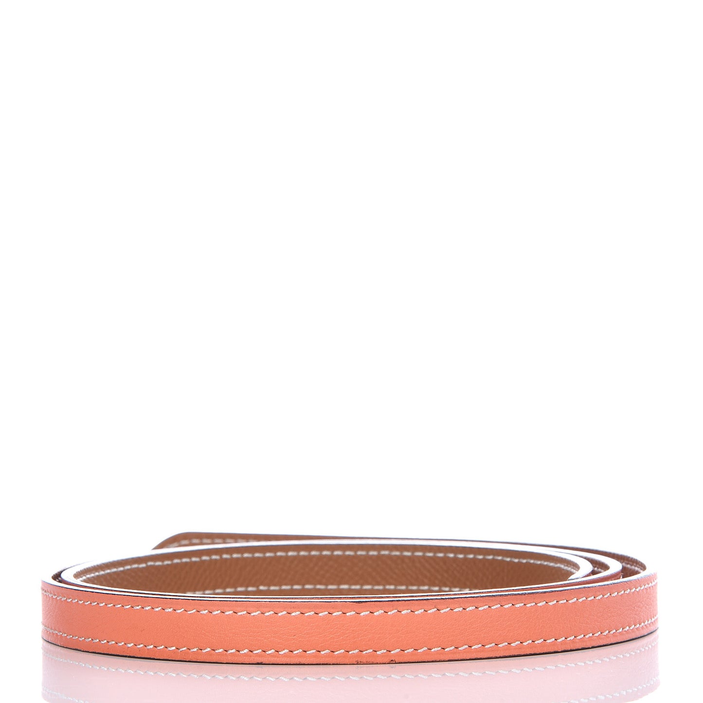 Epsom Swift 13mm Reversible Belt Strap 95 Gold Crevette