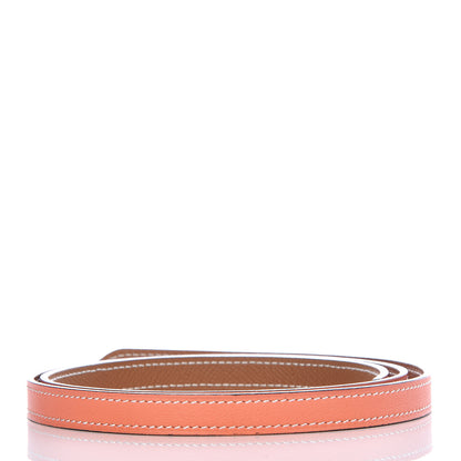 Hermes Epsom Swift 13mm Reversible Belt Strap 95 Gold Crevette 2 of 6