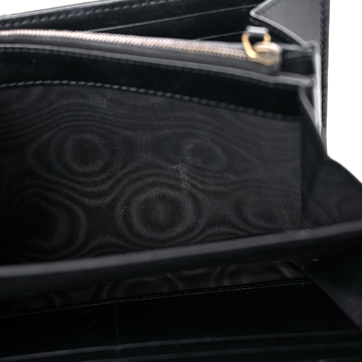 Calfskin Matelasse GG Marmont Chain Wallet Black