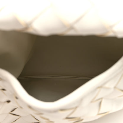 Bottega Veneta Calfskin Intrecciato Mini Hop White 5 of 10