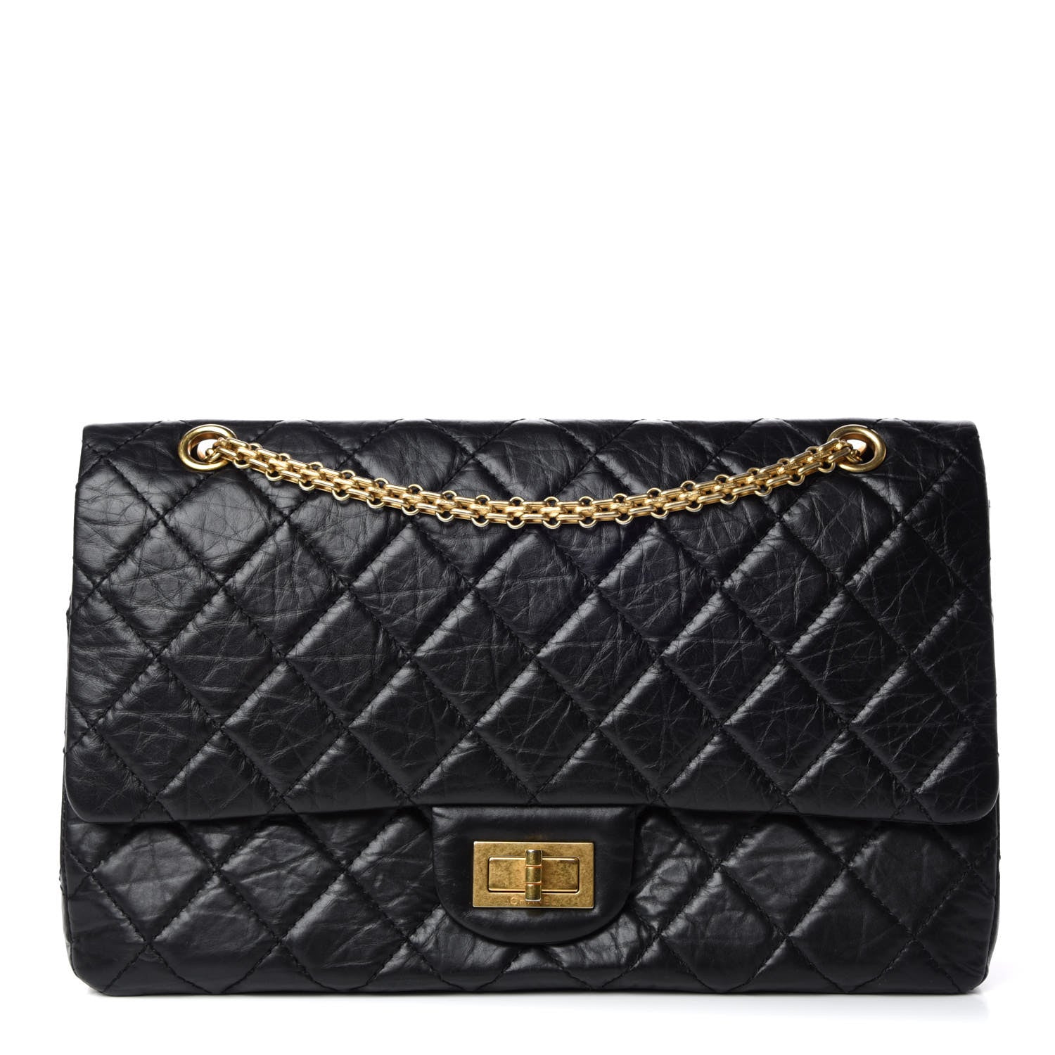 Chanel Aged Calfskin Quilted 2.55 Reissue 227 Flap Black 1 of 9