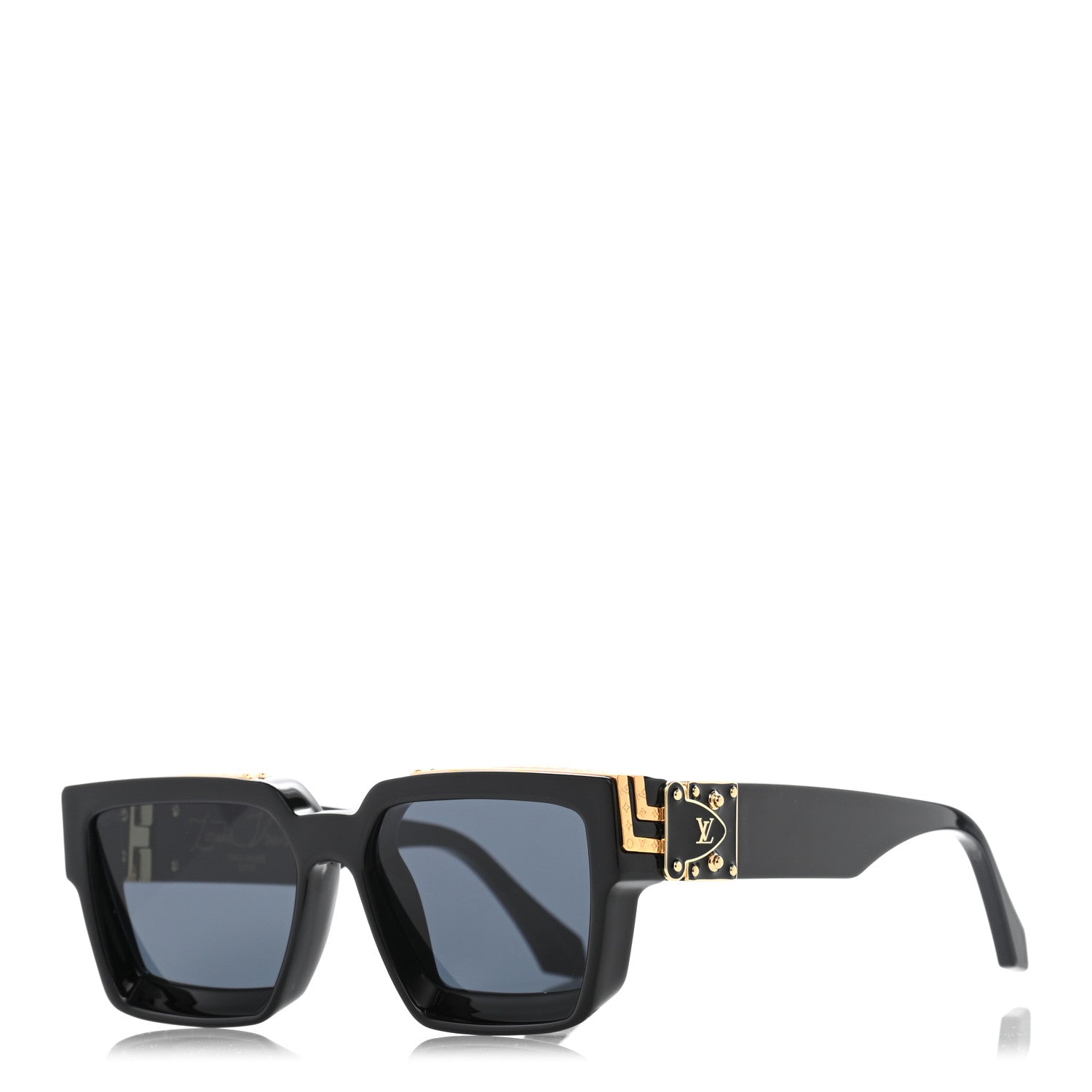 Louis Vuitton Acetate 1.1 Millionaires Sunglasses Z1165E Black 1 of 8