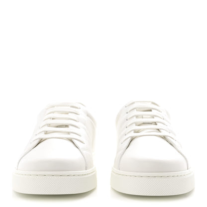 Fendi Vitello Karligraphy Embossed Womens Low Top Sneakers 36.5 White 3 of 10