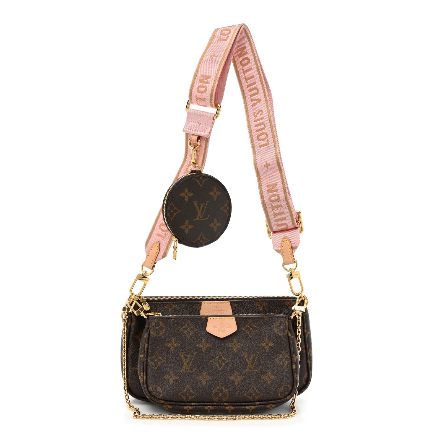 Louis Vuitton Monogram Multi Pochette Accessories Rose Clair 1 of 18