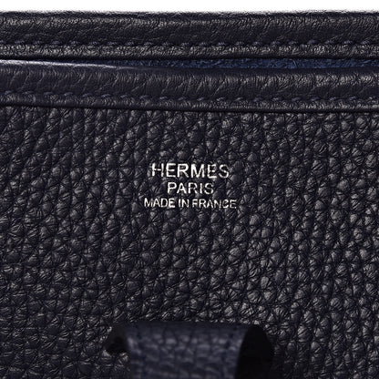 Hermes Taurillon Clemence Evelyne III PM Bleu Nuit 7 of 12