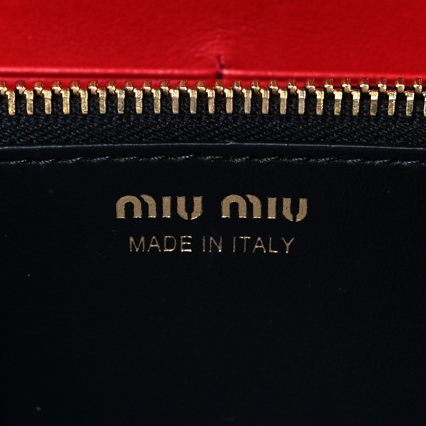 Soft Calfskin Bow Continental Wallet Rosso Black