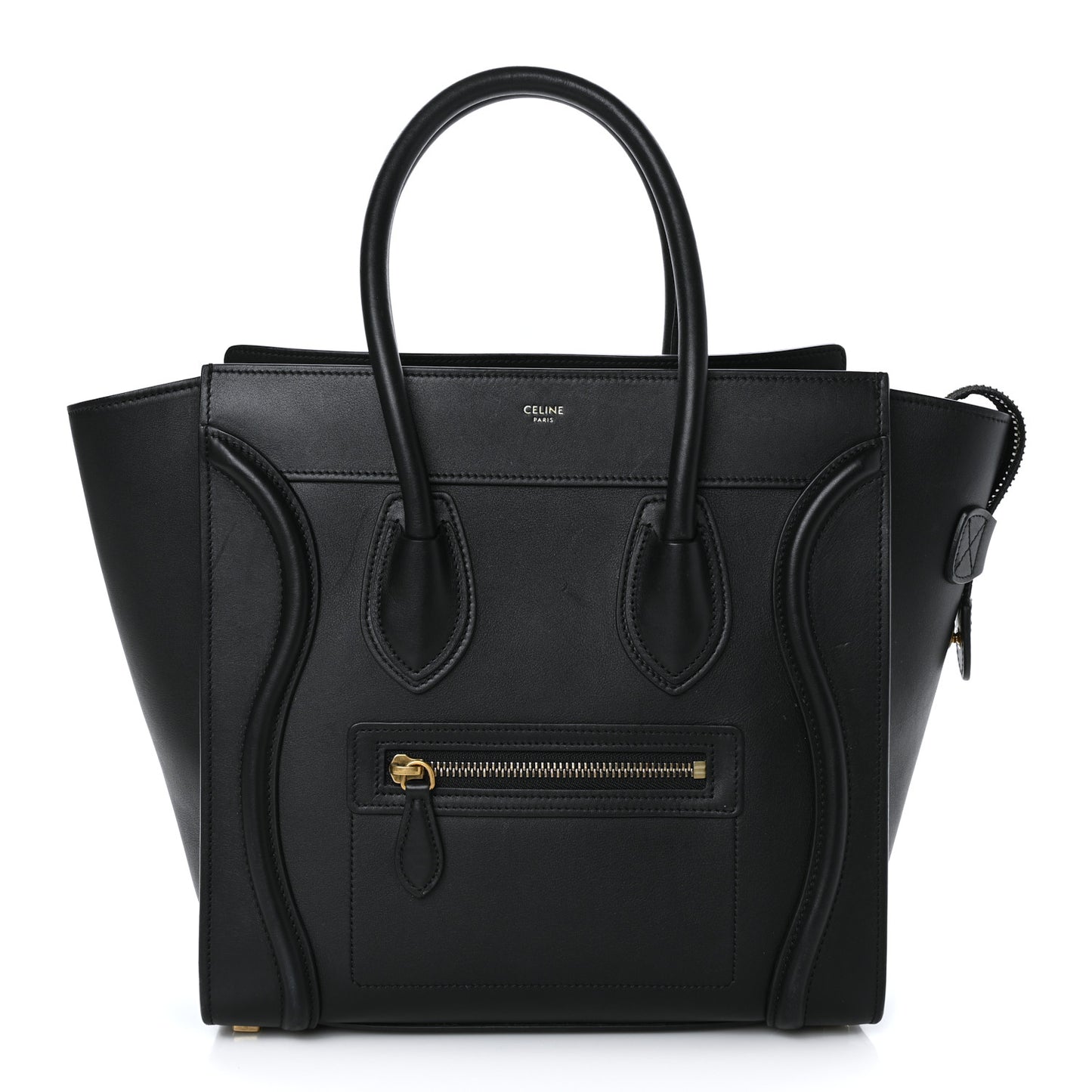 Smooth Calfskin Small Luggage Navy Blue