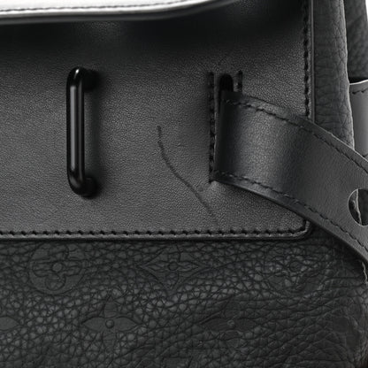 Louis Vuitton Taurillon Monogram Steamer PM Black 14 of 16
