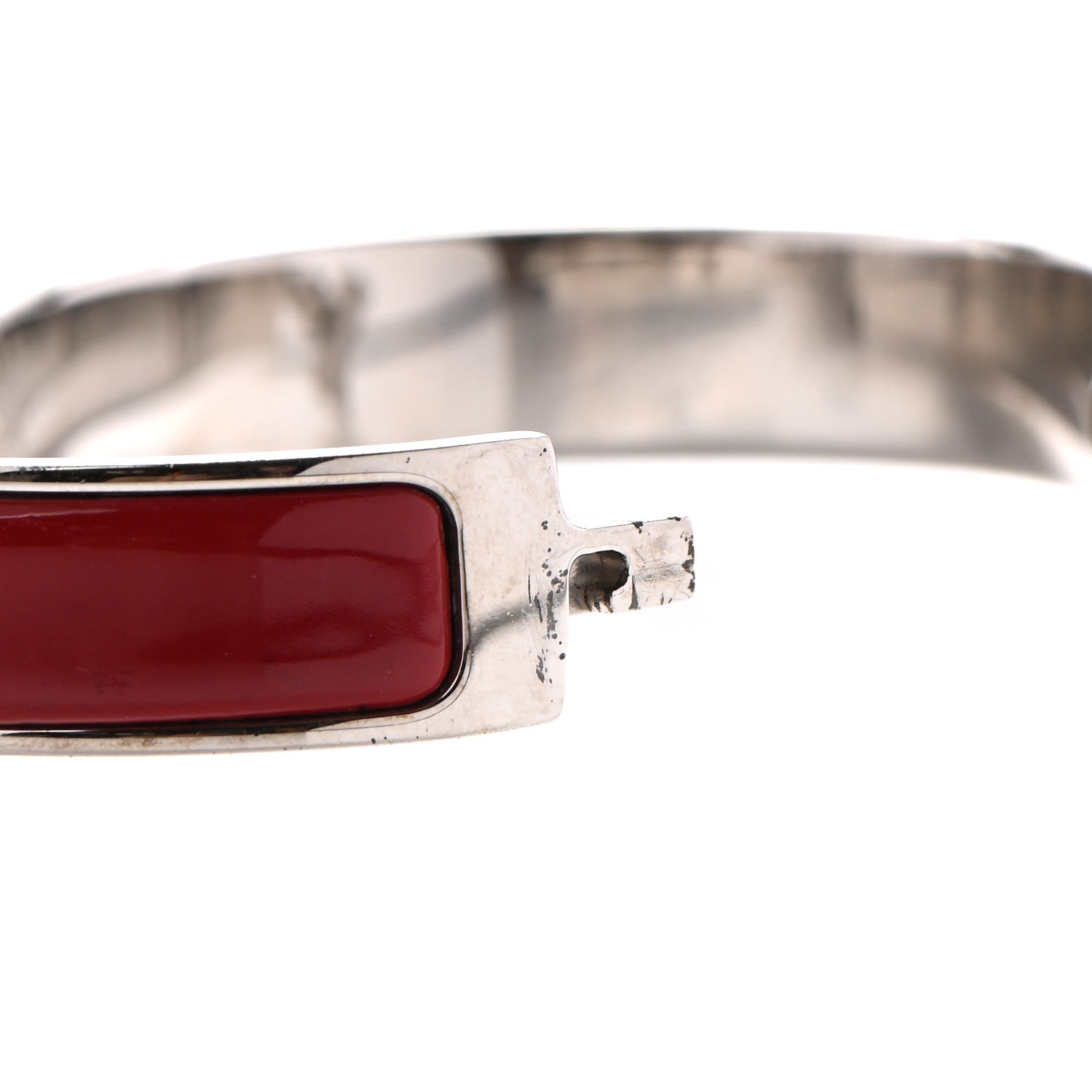 Hermes Enamel Narrow Clic Clac H Bracelet PM Red 12 of 12