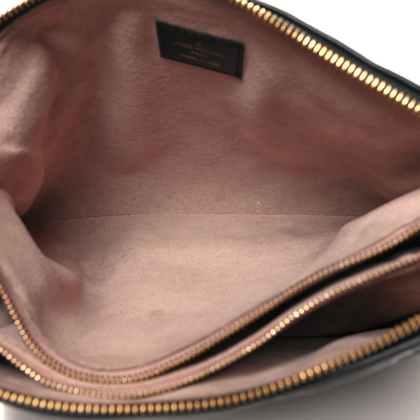 Lambskin Embossed Monogram Coussin PM Black