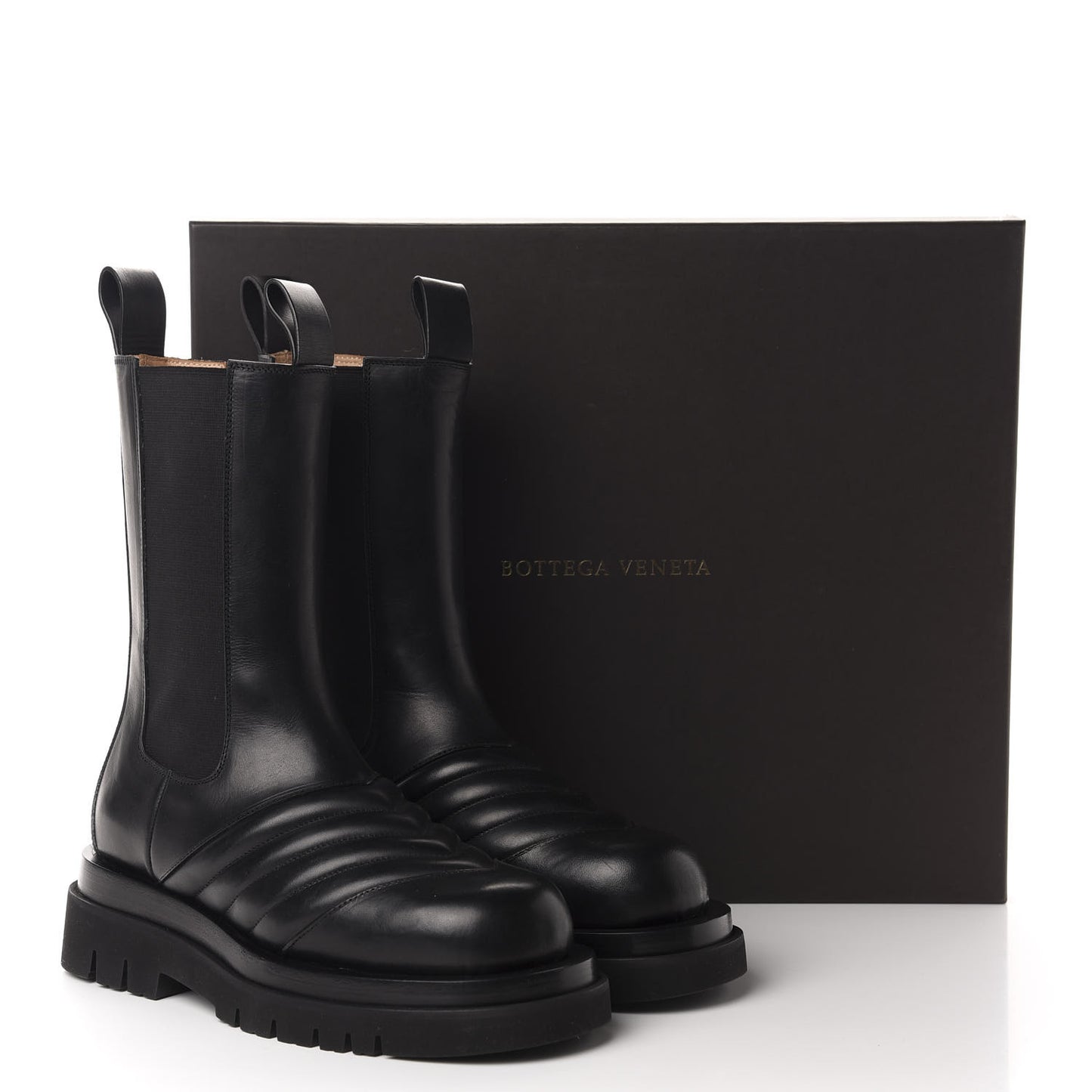 Calfskin Chelsea Boots 39 Black