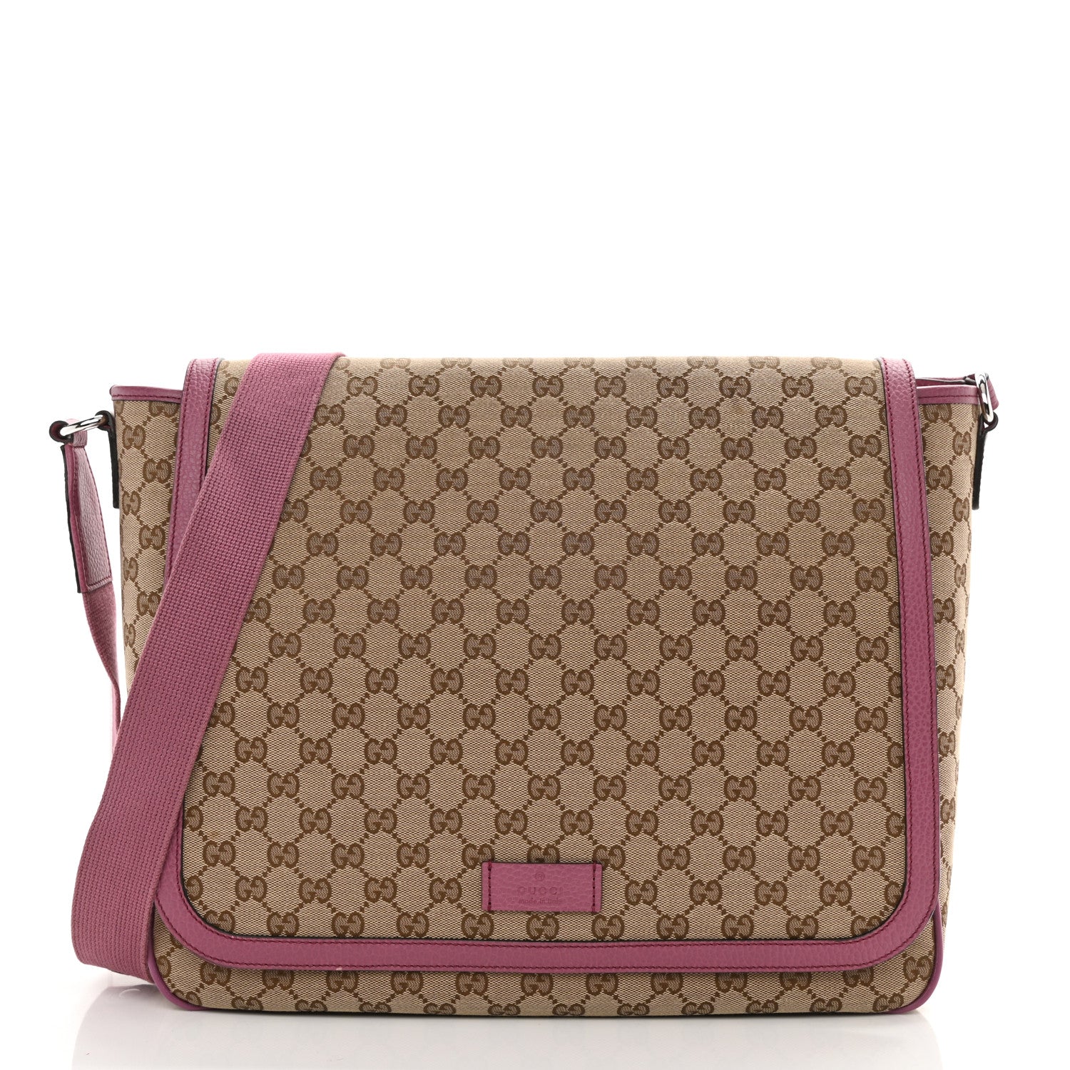 Gucci Monogram Convertible Diaper Bag Beige Peonia Flower 3 of 14