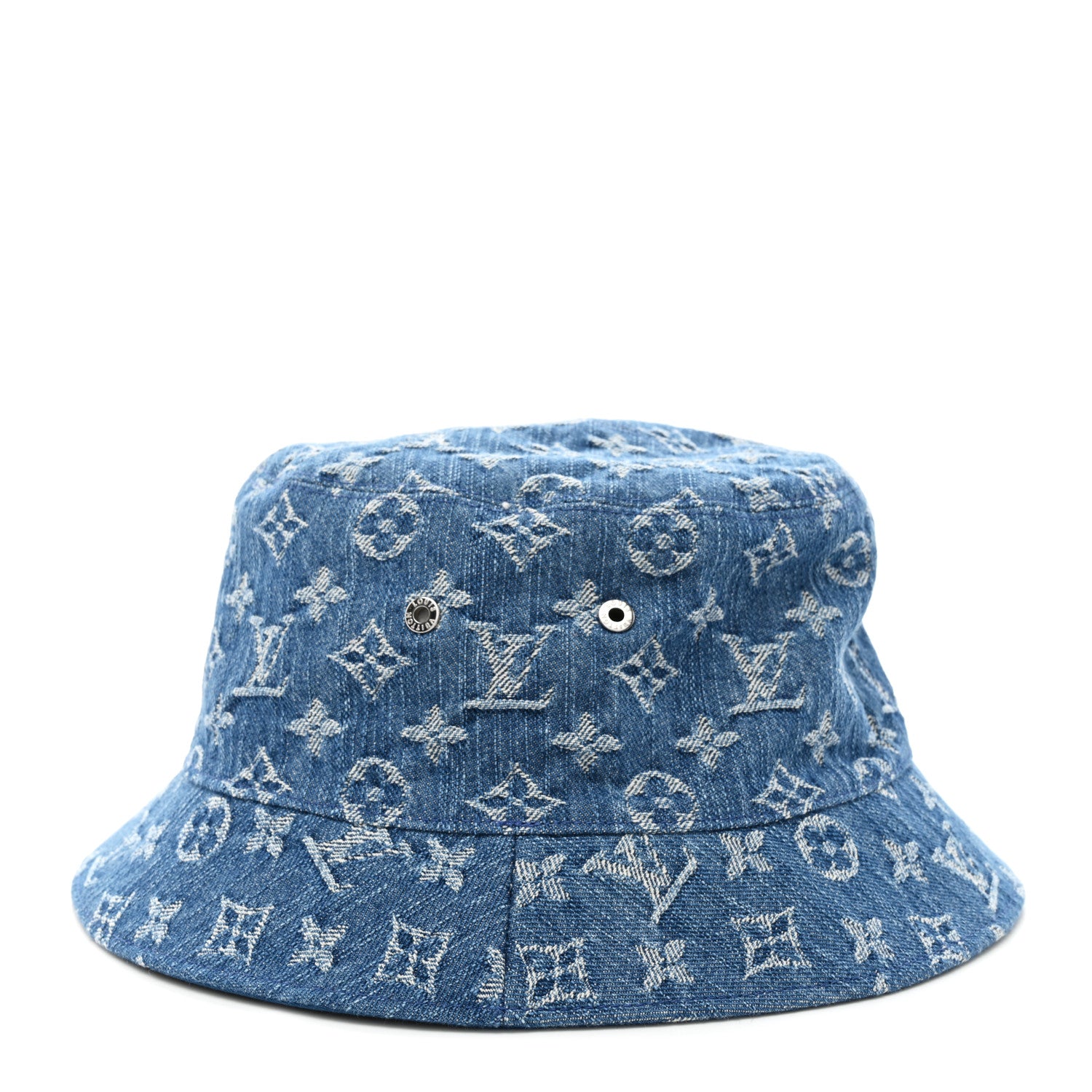 Louis Vuitton Monogram Denim Transformable Bob Bucket Hat 58 Blue 6 of 13