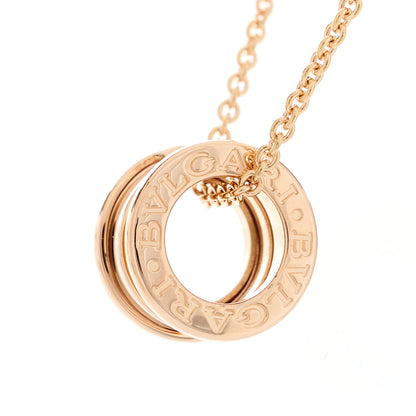 Bulgari 18K Rose Gold B.Zero1 Pendant Necklace 4 of 9