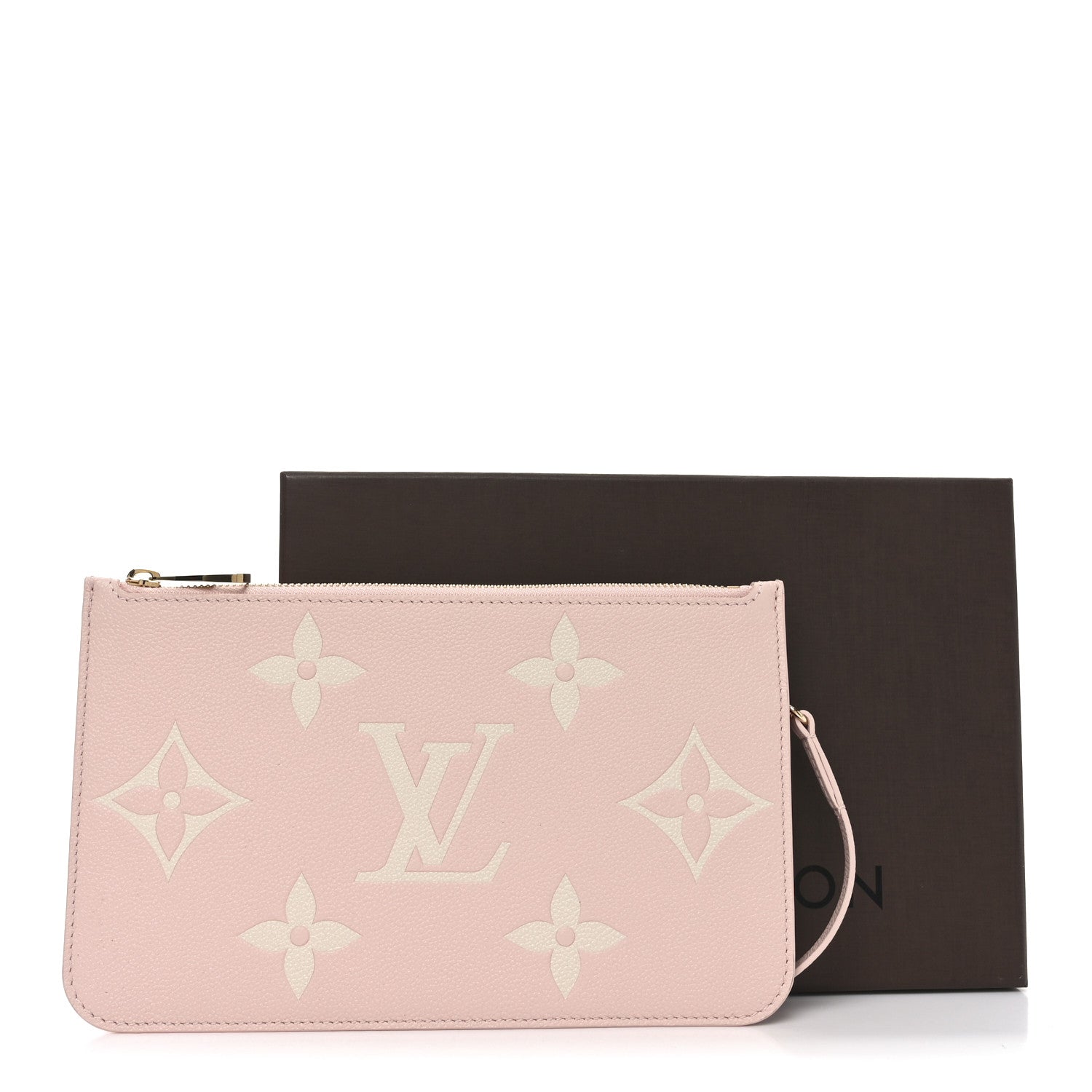 Louis Vuitton Empreinte Monogram Giant Neverfull MM Pochette Pink