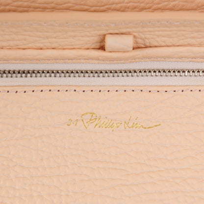 3.1 Phillip Lim 3.1 Textured Calfskin Medium Pashli Satchel White Peach 6 of 7