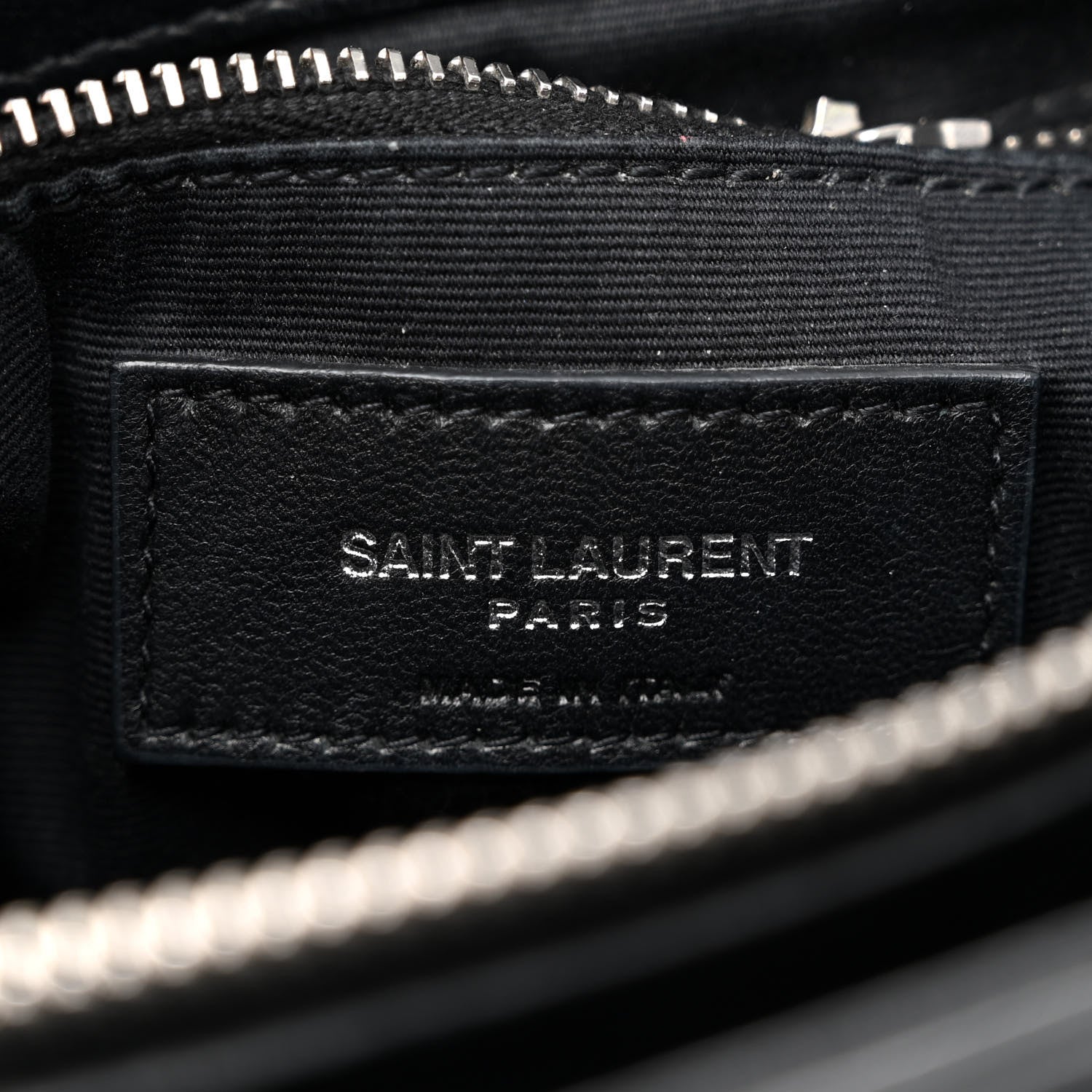 Saint Laurent Calfskin Y Quilted Monogram Medium Loulou Chain Satchel Black 7 of 22
