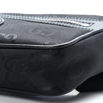 Gucci Econyl Nylon Monogram Off The Grid Belt Bag Black 10 of 10
