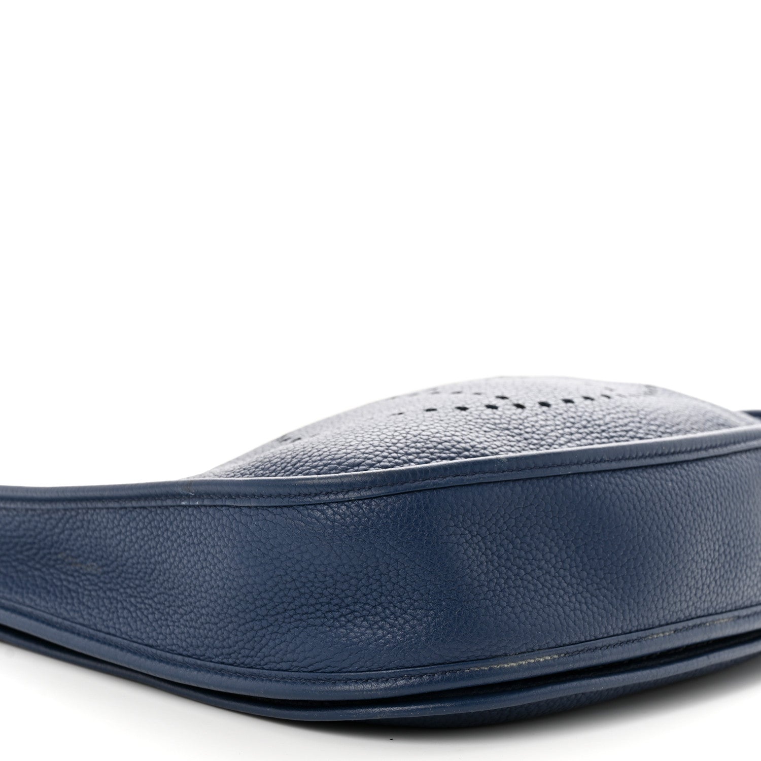 Hermes Taurillon Clemence Evelyne III PM Bleu De Malte 9 of 12