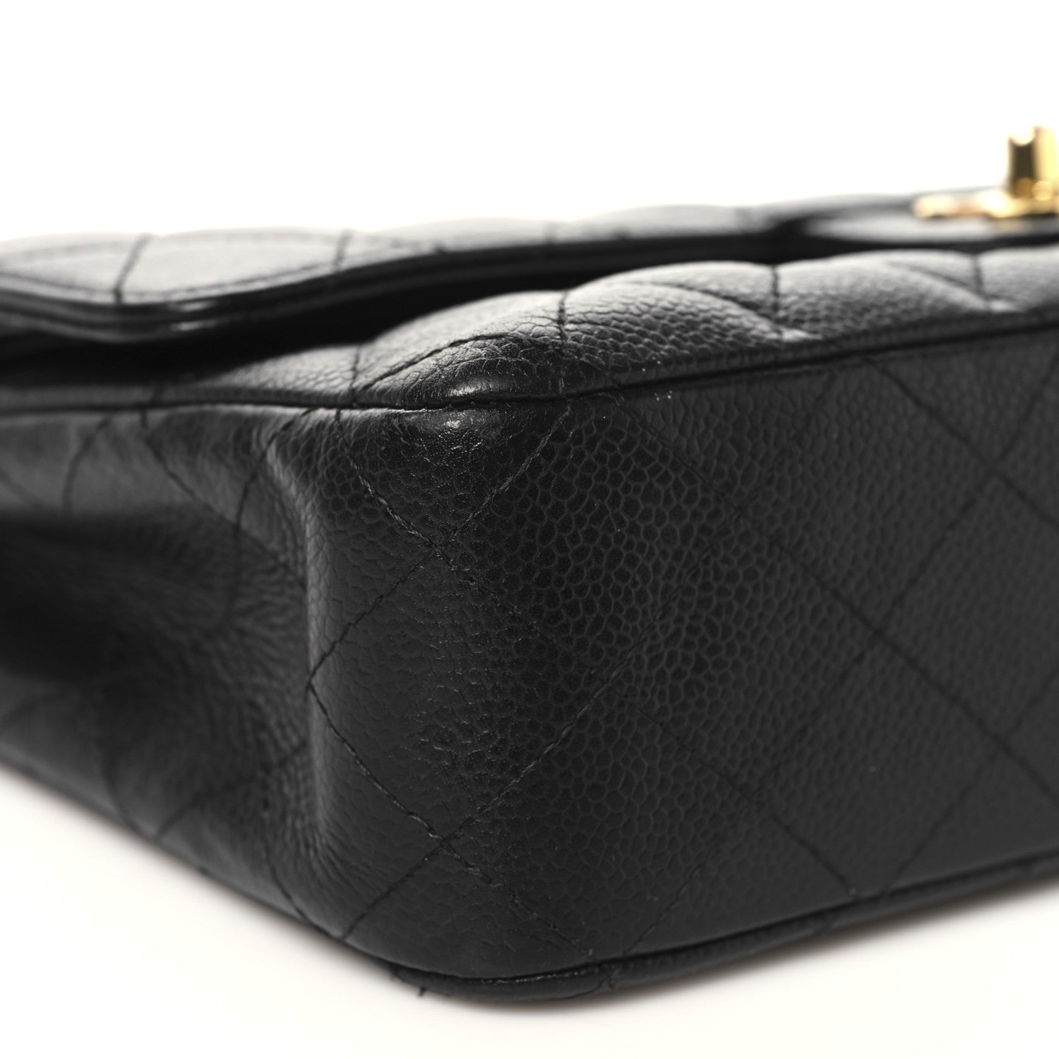 Chanel Caviar Quilted Medium Double Flap Black 9 of 10