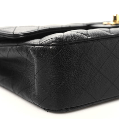 Chanel Caviar Quilted Medium Double Flap Black 9 of 10