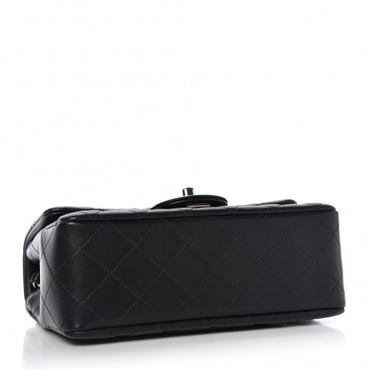 Chanel Lambskin Quilted Mini Rectangular Flap Black 4 of 11