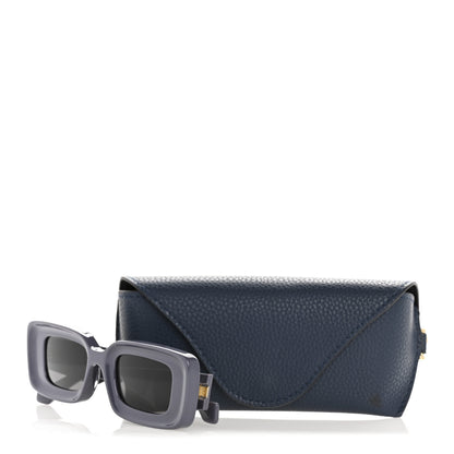Loewe Acetate Rectangular Sunglasses LW40101I Dusty Lilac 10 of 10