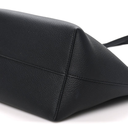 The Row Grained Calfskin Medium Park Tote Black 9 of 9