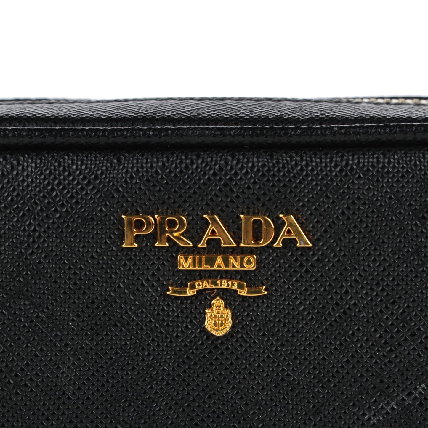Saffiano Mini Camera Crossbody Black